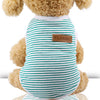 Dog Clothes Cat Clothes Pet Cotton Striped Vest Small Medium Large Dog Clothes