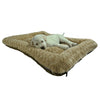 Furvana Cloud Rectangle Bolstered Dog Bed Soft Cozy Cushion