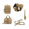 Tactical K9 Dog Harness & Leash Set – Adjustable Training Vest for All Breeds
