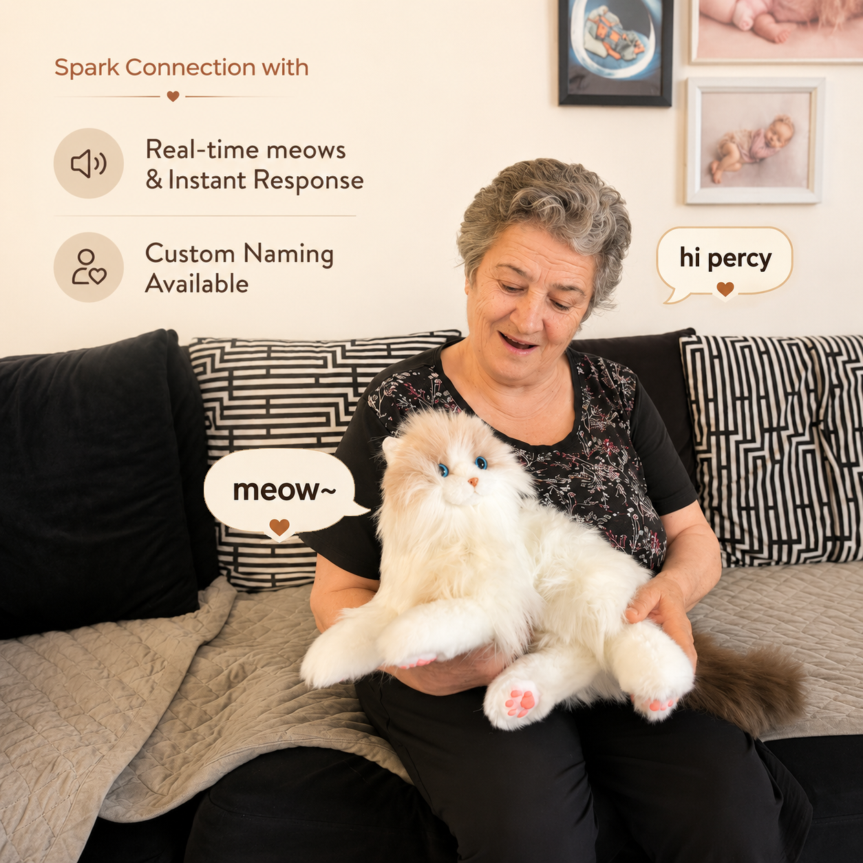 Percy Essential – Lifelike Interactive Robot Cat