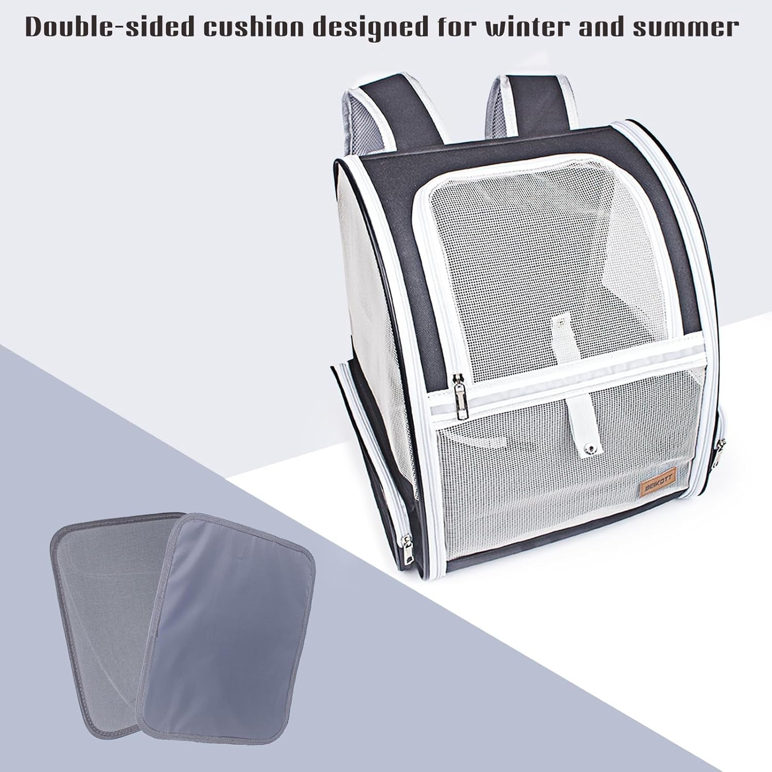 Ventilated Cat Dog Carrier Backpack for Small Pets Travel