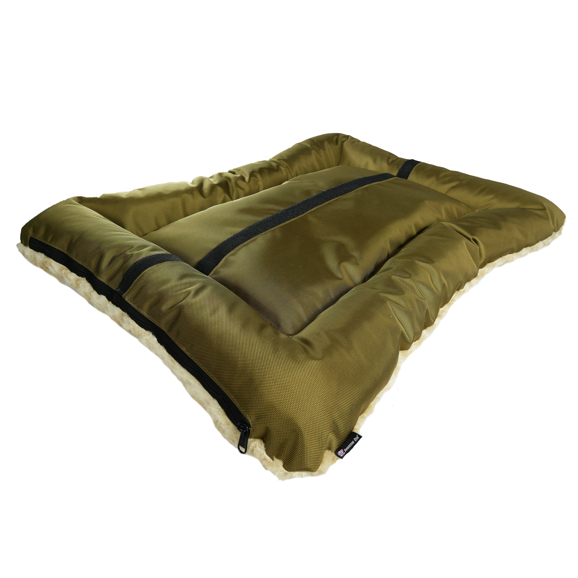 Furvana Cloud Rectangle Bolstered Dog Bed Soft Cozy Cushion