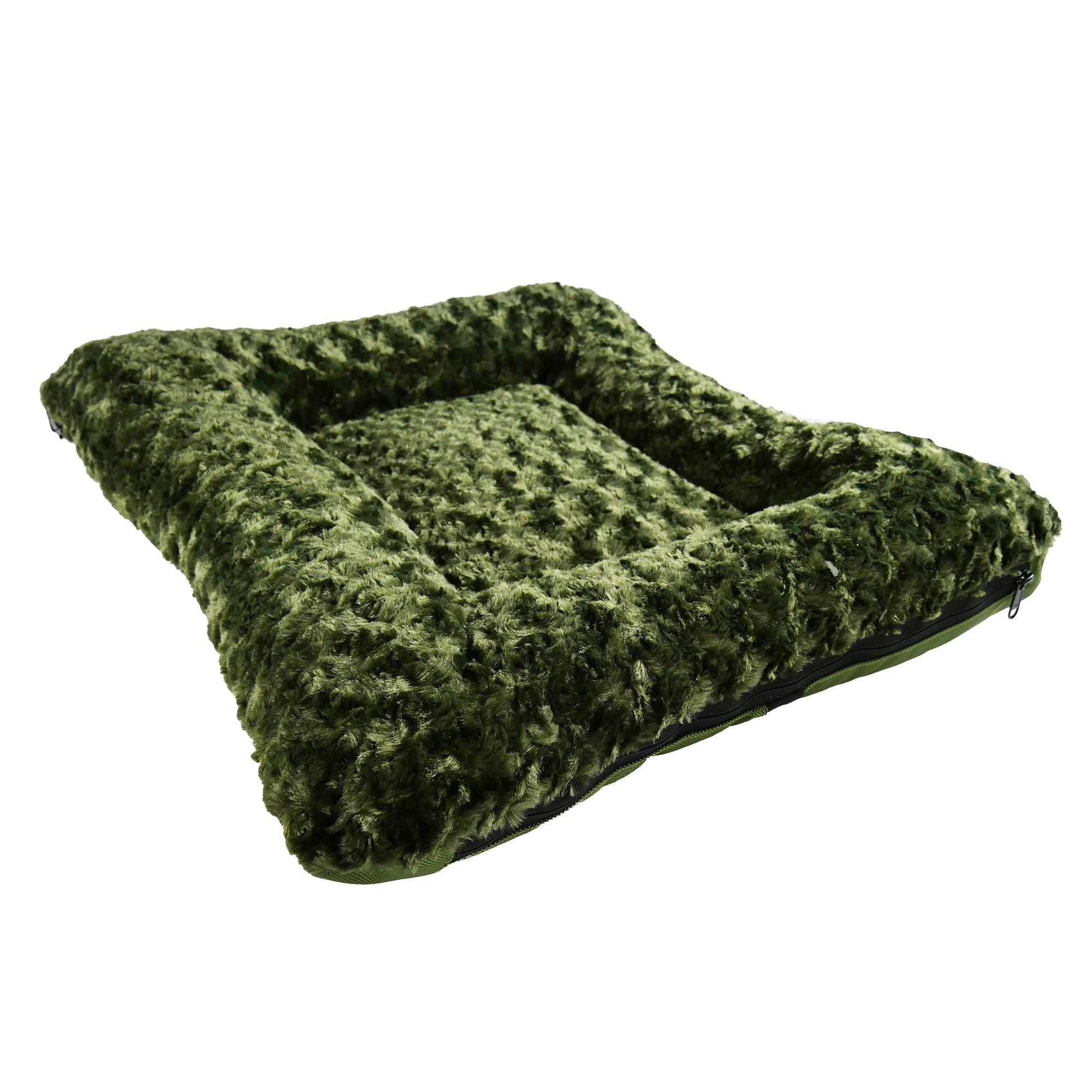 Furvana Cloud Rectangle Bolstered Dog Bed Soft Cozy Cushion