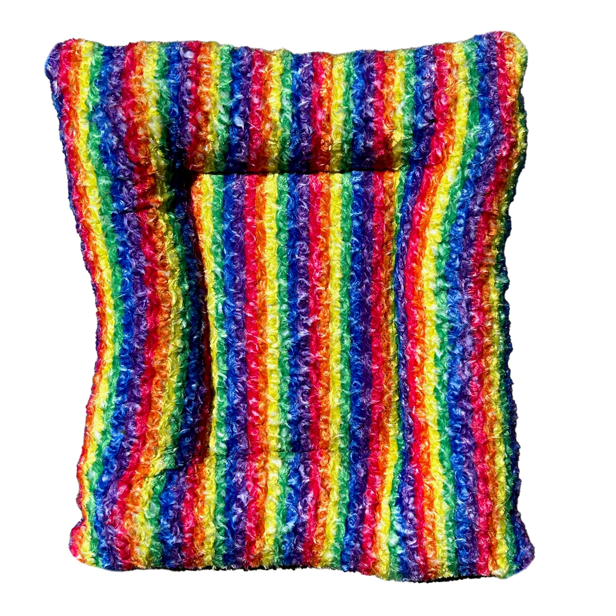 Furvana Cloud Rectangle Bolstered Dog Bed Soft Cozy Cushion