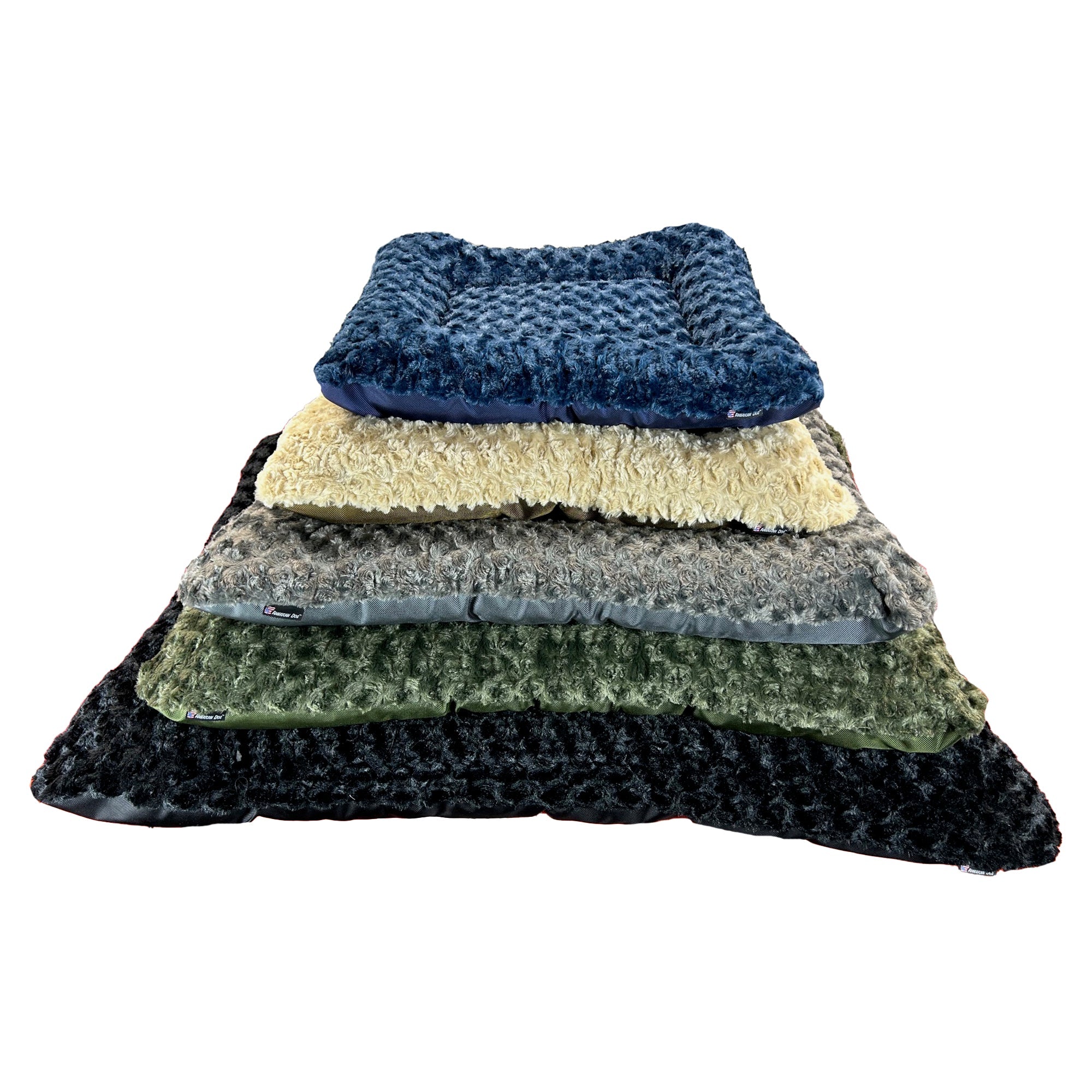 Furvana Cloud Rectangle Bolstered Dog Bed Soft Cozy Cushion