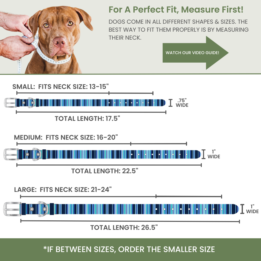 Waterproof Washable Dog Collar Stink-Proof Durable Adjustable Pet