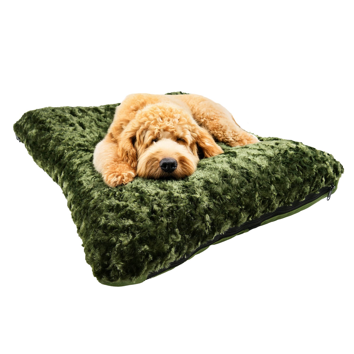 Furvana Cloud Rectangle Bolstered Dog Bed Soft Cozy Cushion