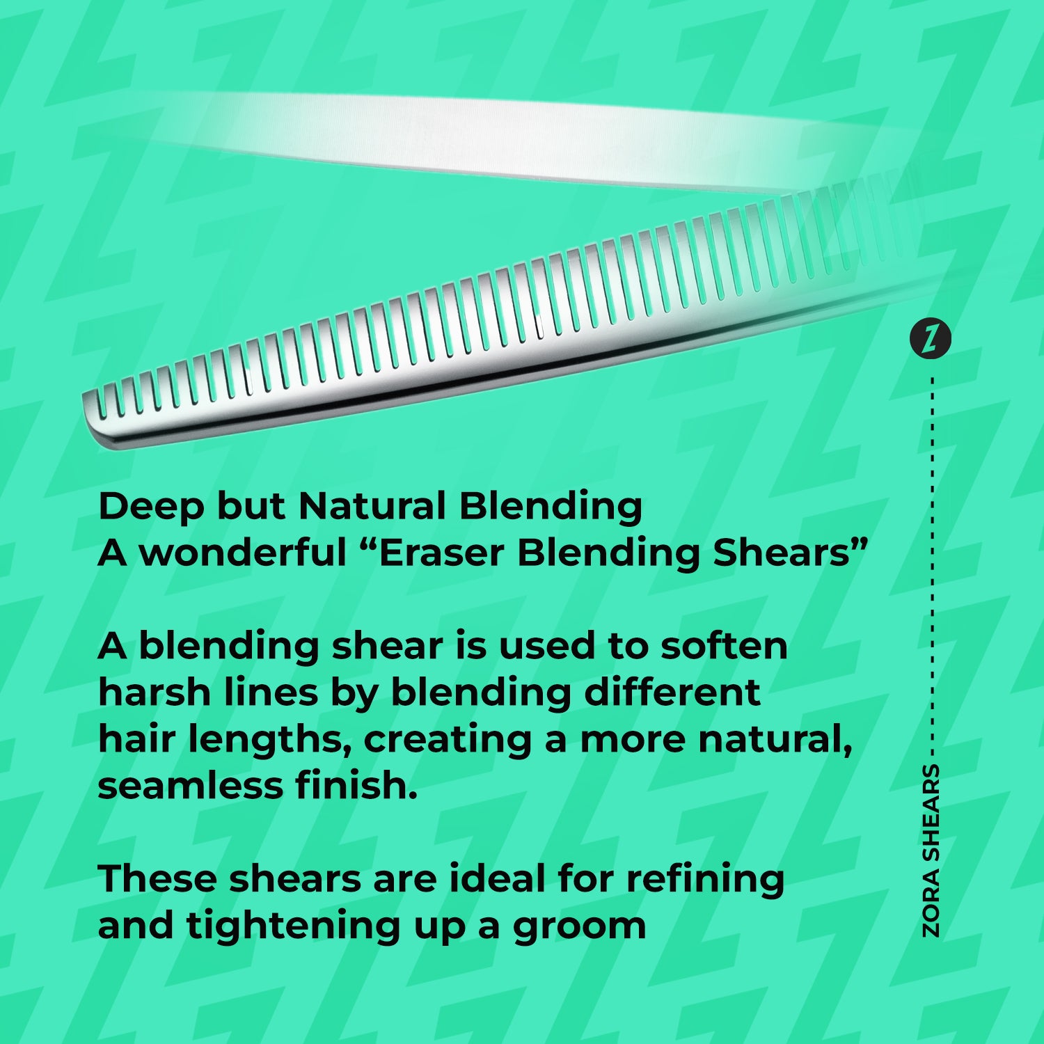 Zora Pet Grooming Blender Shear - Model A-7046