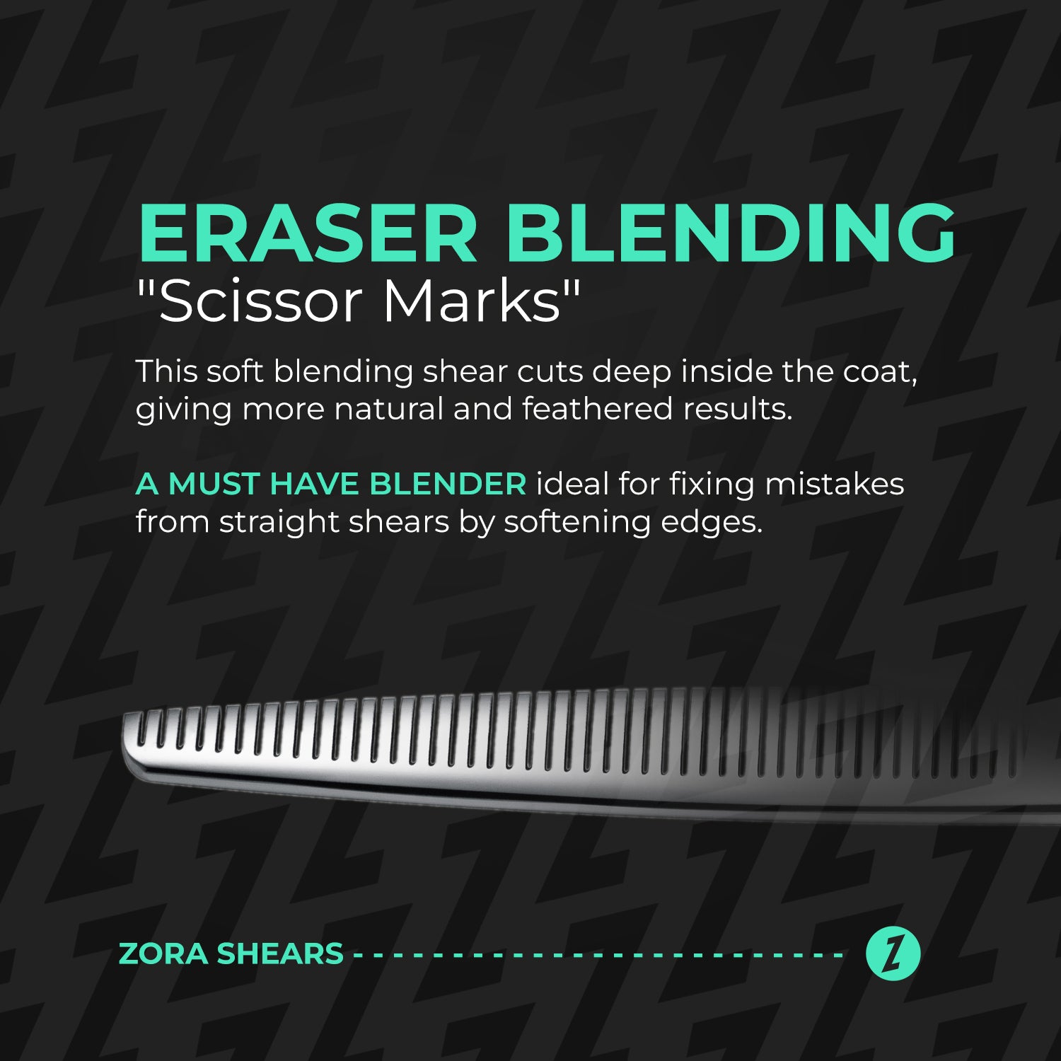 Zora Pet Grooming Blender Shear - Model A-7046