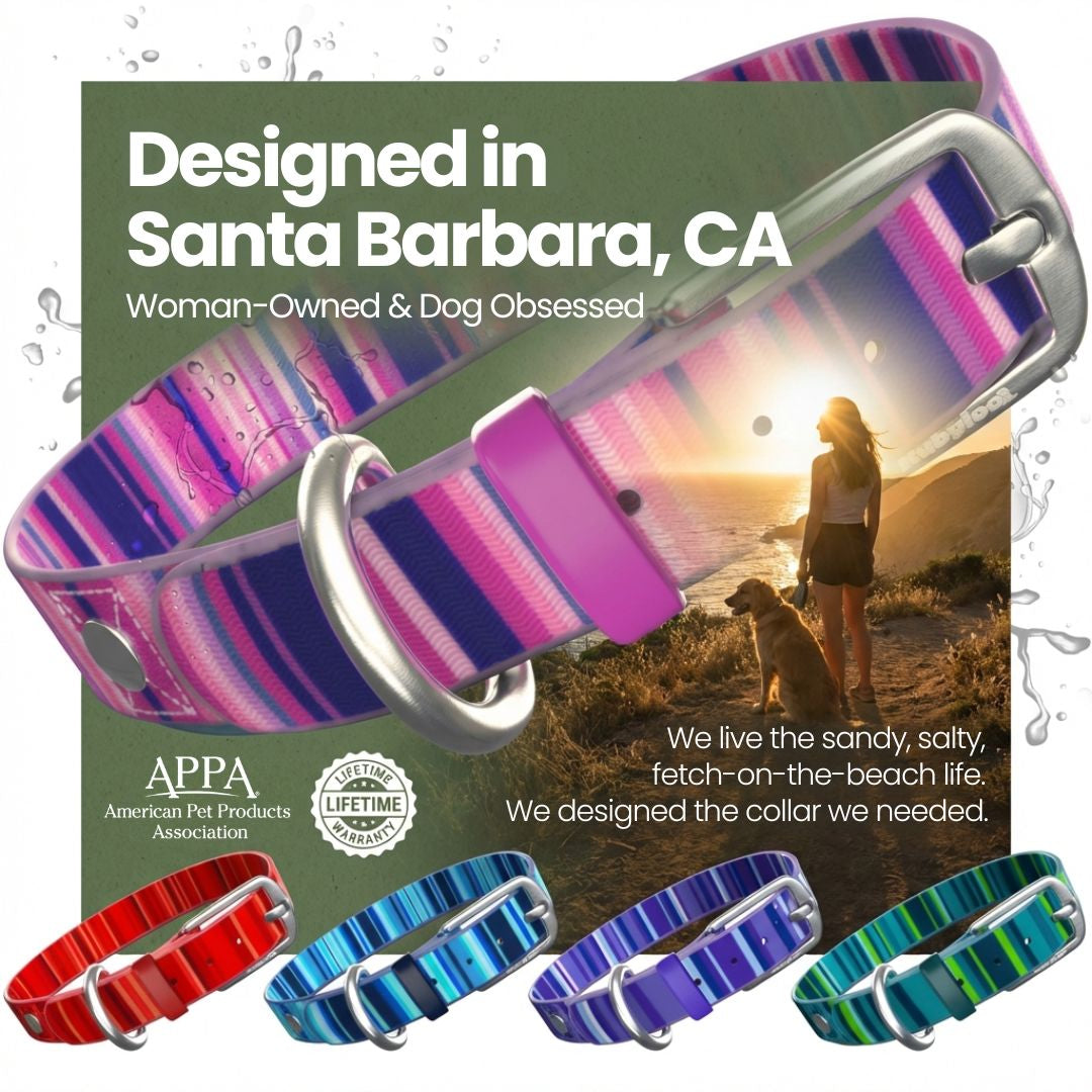 Waterproof Washable Dog Collar Stink-Proof Durable Adjustable Pet
