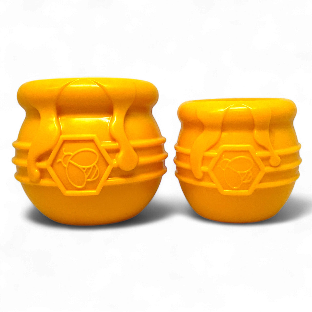 Honey Pot Dog Treat Dispenser Durable Rubber Enrichment Toy