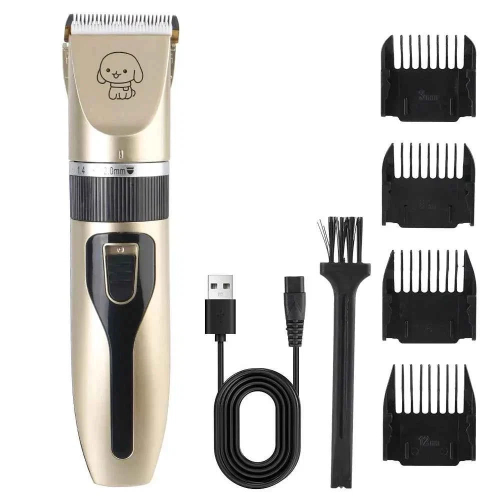 Professional Cordless Pet Hair Clipper Grooming Trimmer Set Dogs Cats