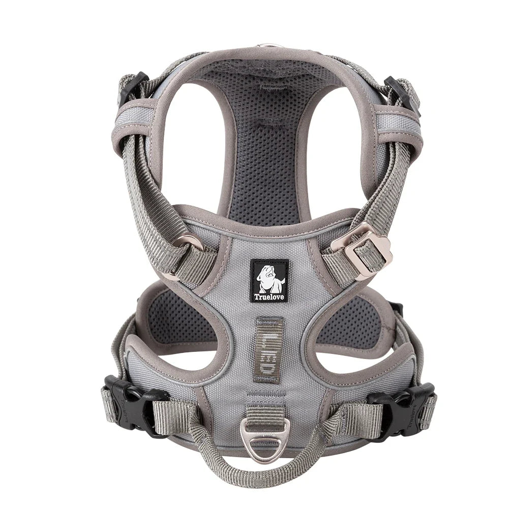 Truelove New Pet Harness Premium Anti Pull Reflective Light Up Nylon Breathable Adjustable Dog Harness Training Vest TLH5657