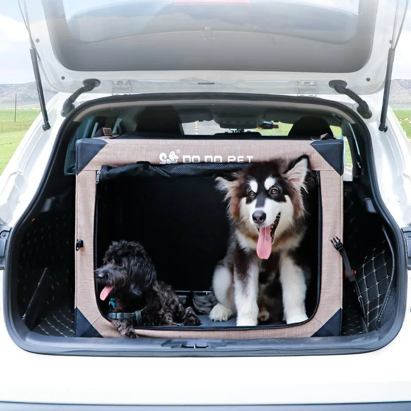 Foldable Soft Dog Crate Travel Carrier for Small Pets 18lbs