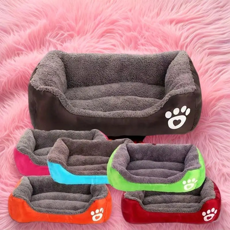 LAPLADOG Small Medium Dog Bed Cushion Luxury Pet Dogs Kennel House Puppy Cat bed 9 Colors Available Animals Supplies ZL374