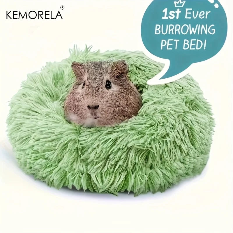Ultra-Soft Plush Small Animal Nest Warm Hamster Sleeping Bed