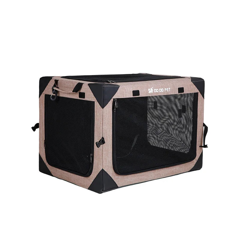 Foldable Soft Dog Crate Travel Carrier for Small Pets 18lbs
