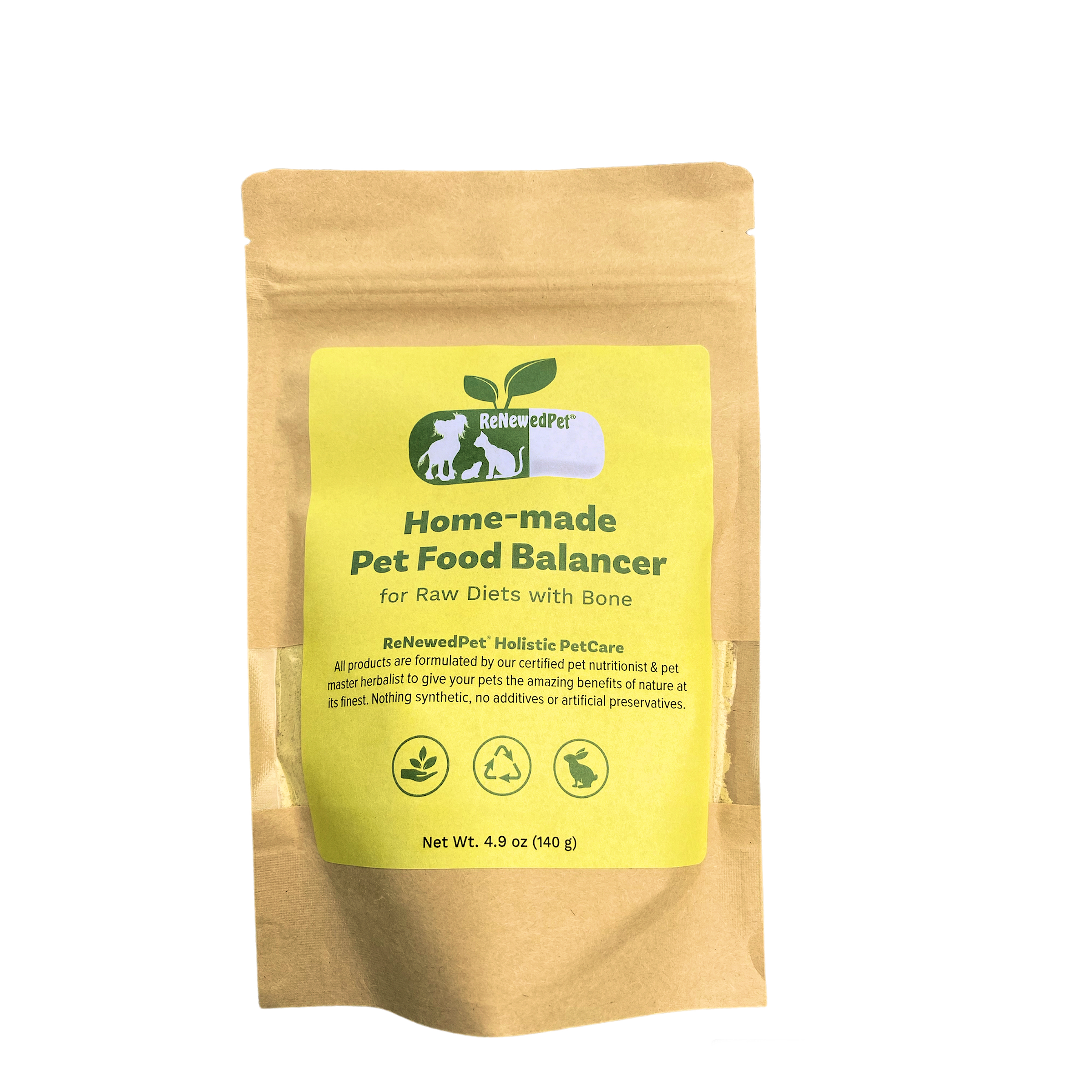 HOME-MADE PET FOOD SUPPLEMENT *For Raw Recipes WITH Bone*