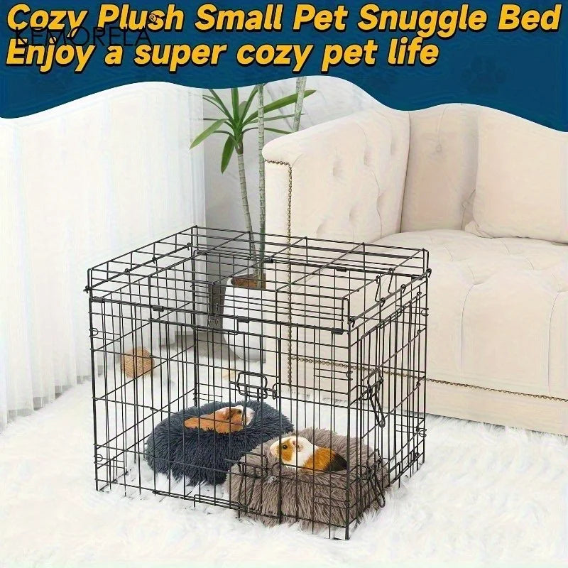 Ultra-Soft Plush Small Animal Nest Warm Hamster Sleeping Bed