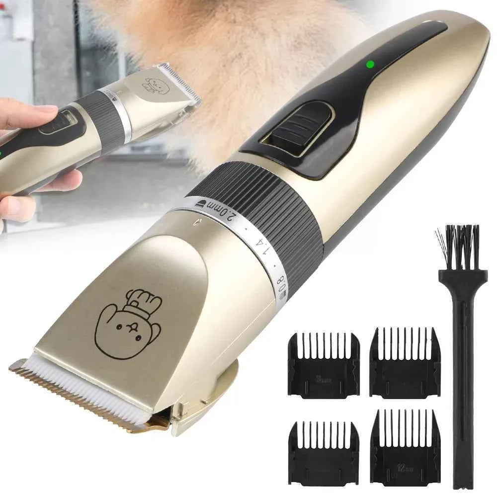 Professional Cordless Pet Hair Clipper Grooming Trimmer Set Dogs Cats