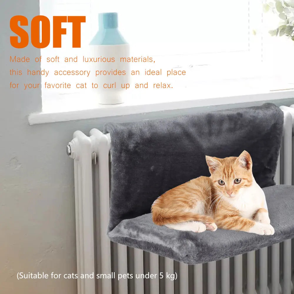 Pet Cat Radiator Hanging Bed Metal Frame Hammock Cradle