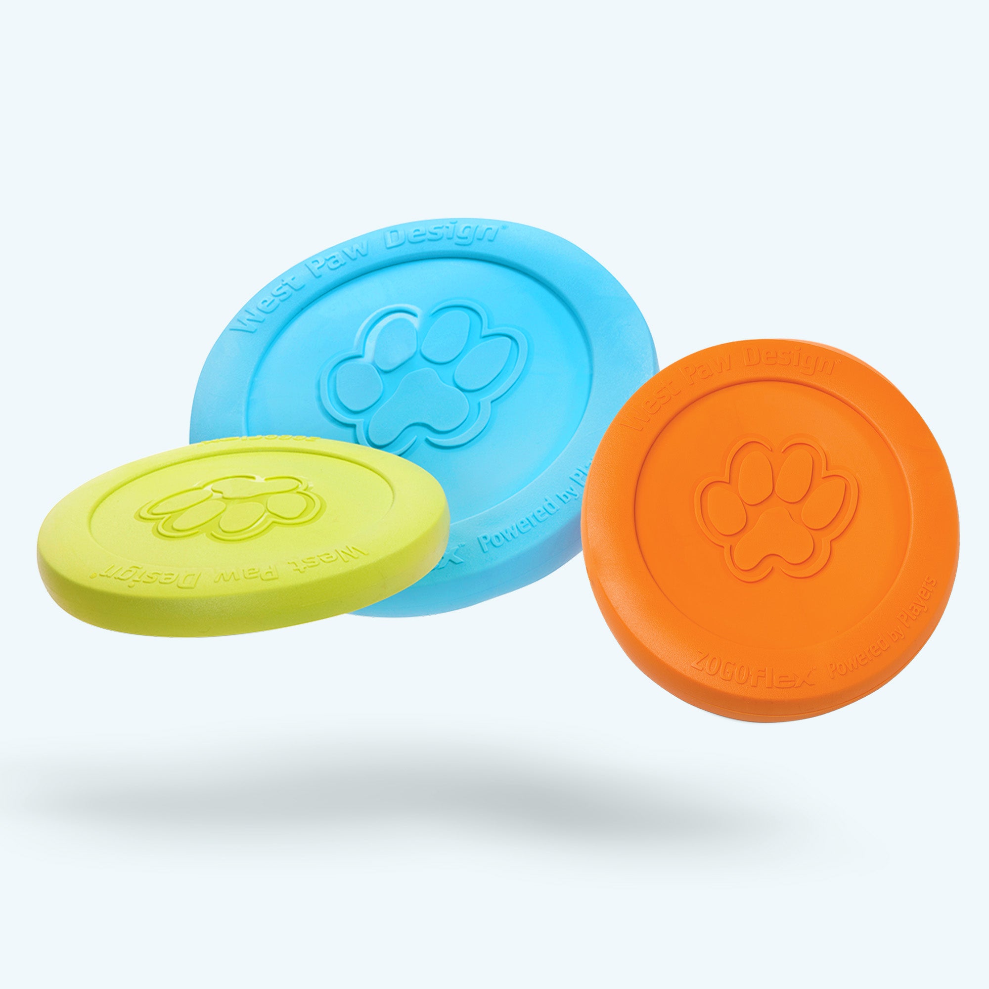Zisc Flexible Flying Disc Dog Toy for Fetch Outdoor Play