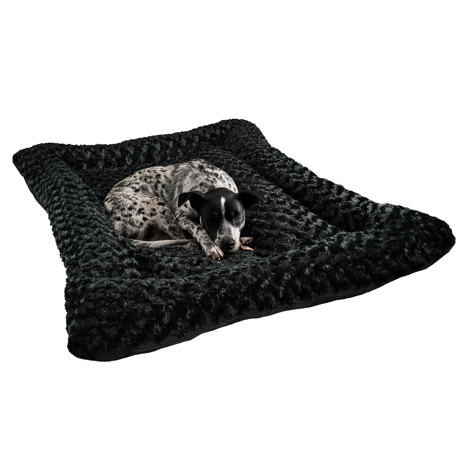 Furvana Cloud Rectangle Bolstered Dog Bed Soft Cozy Cushion