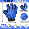 Silicone Pet Grooming Gloves – Deshedding & Massage