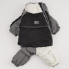 Pet Winter Color Matching Cotton-padded Clothes Dog Medium Large Dog Warm And Comfortable