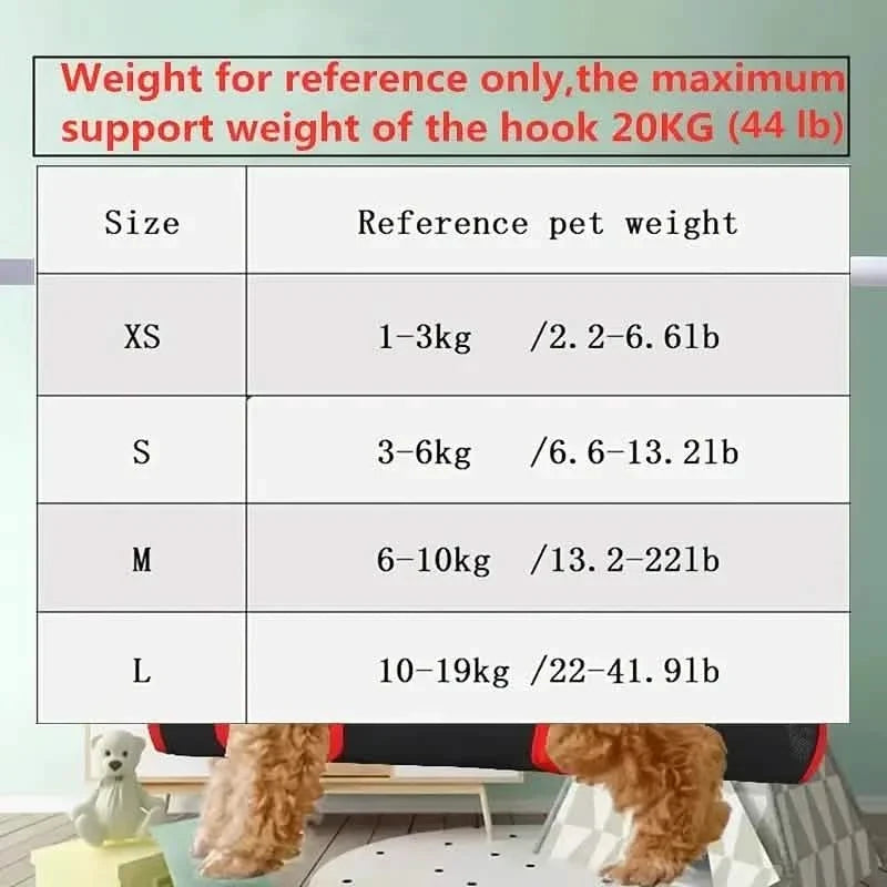 Pet Grooming Hammock for Dogs Cats Nail Clipping Bathing Care