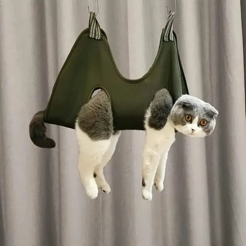 Pet Grooming Hammock for Dogs Cats Nail Clipping Bathing Care