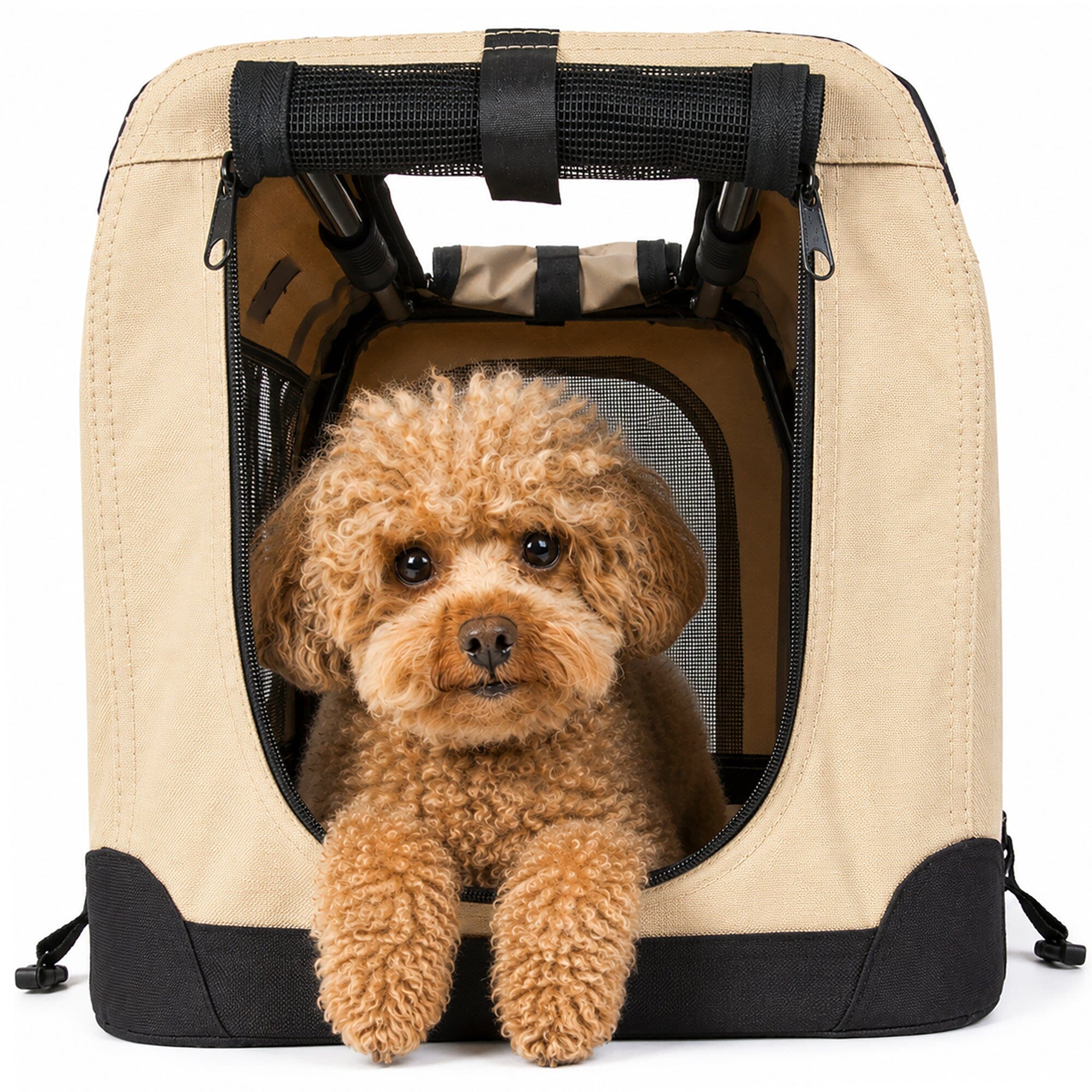 360° Vista View Folding Soft Metal Frame Pet Dog Carrier