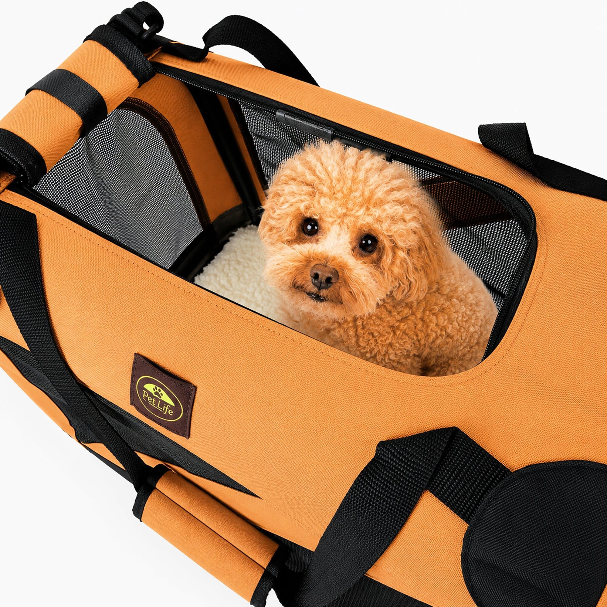 360° Vista View Folding Soft Metal Frame Pet Dog Carrier
