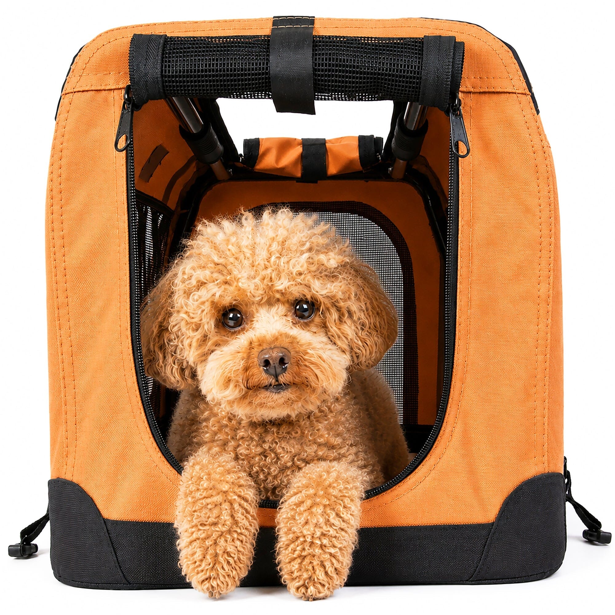 360° Vista View Folding Soft Metal Frame Pet Dog Carrier