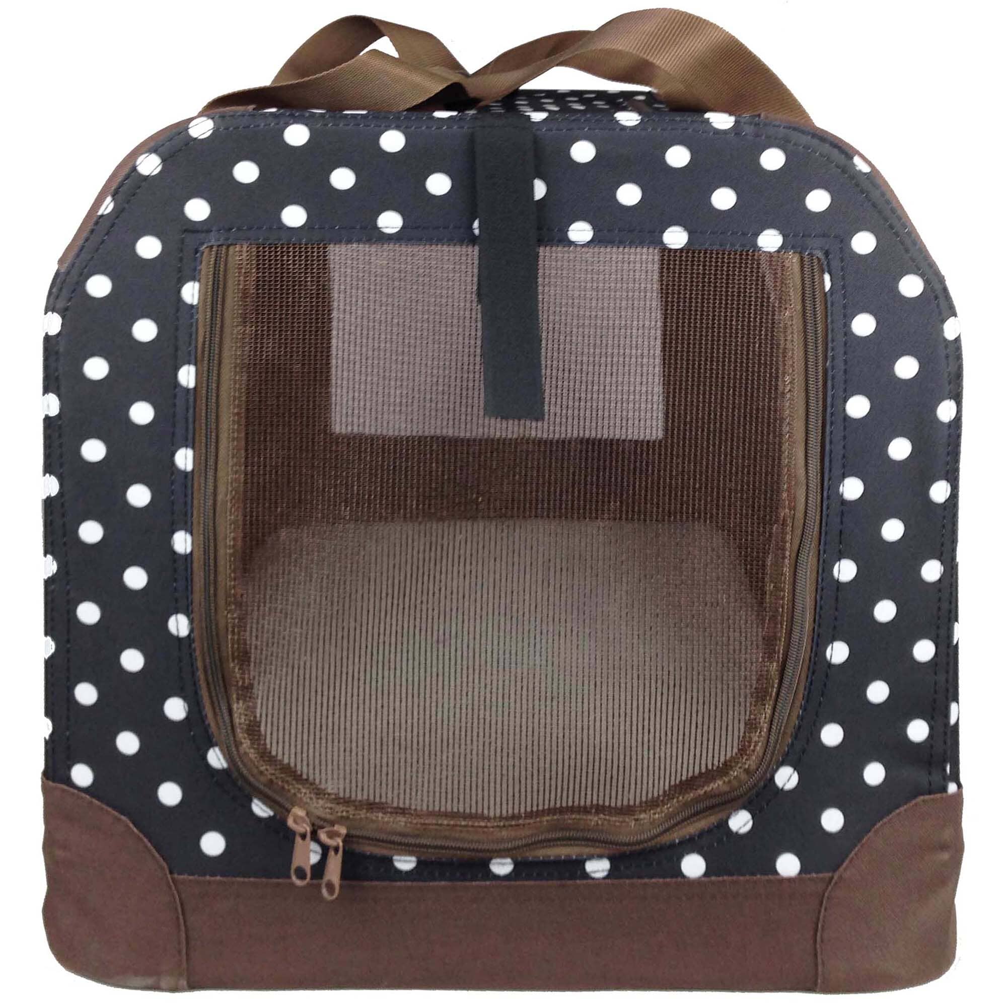 360° Vista View Folding Soft Metal Frame Pet Dog Carrier