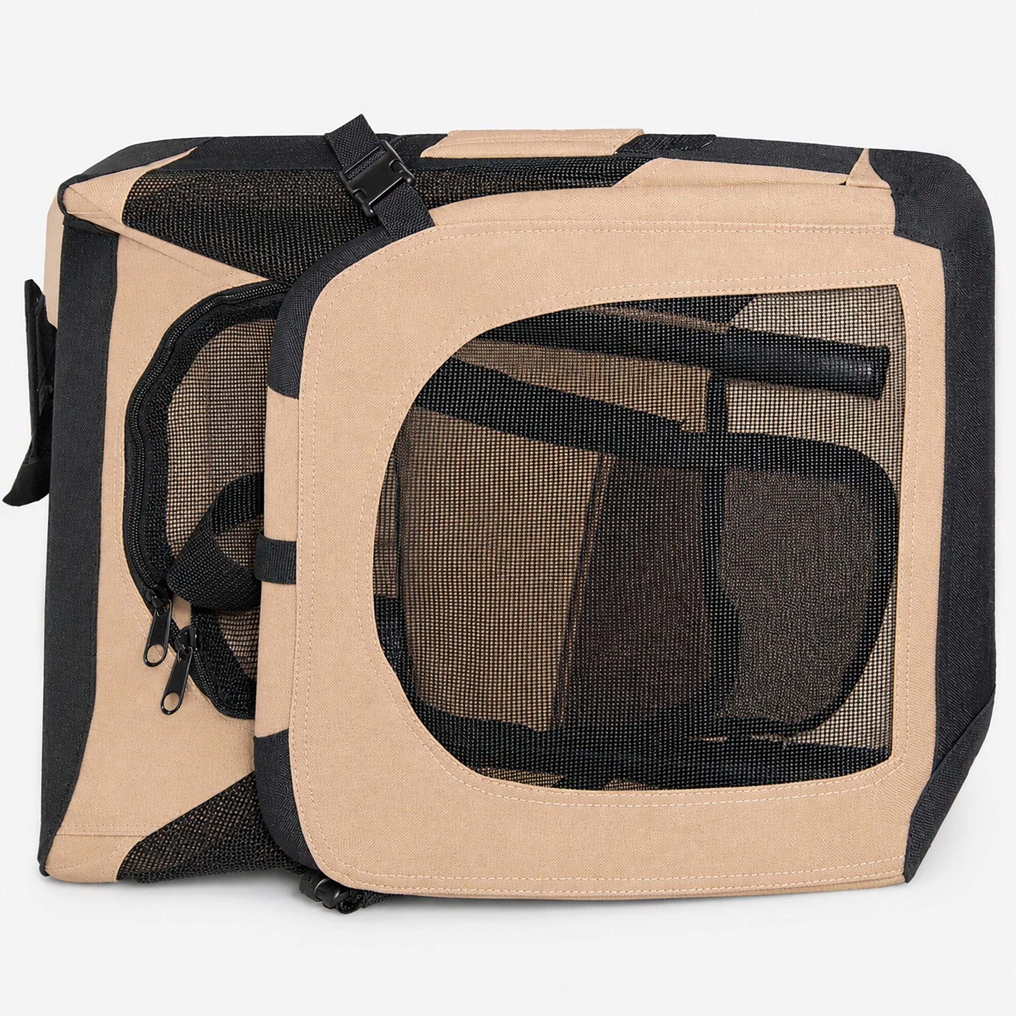 360° Vista View Folding Soft Metal Frame Pet Dog Carrier