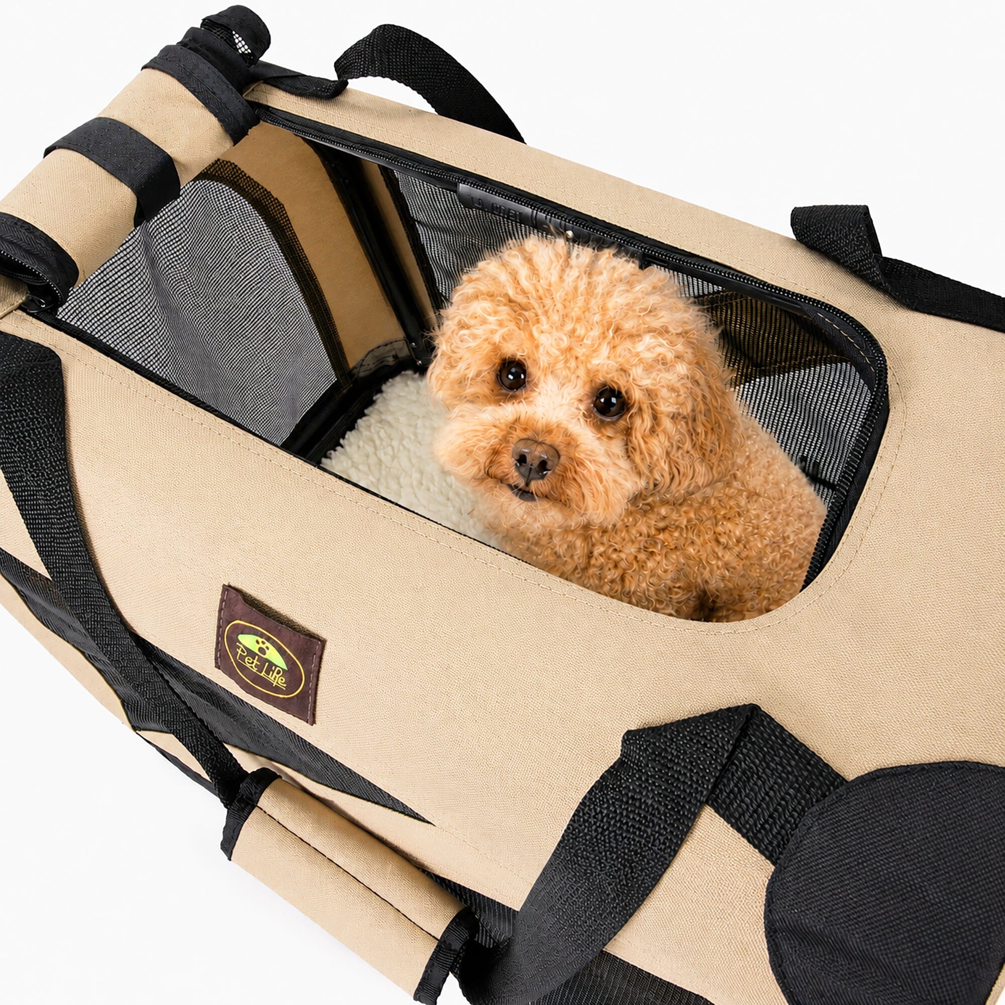 360° Vista View Folding Soft Metal Frame Pet Dog Carrier
