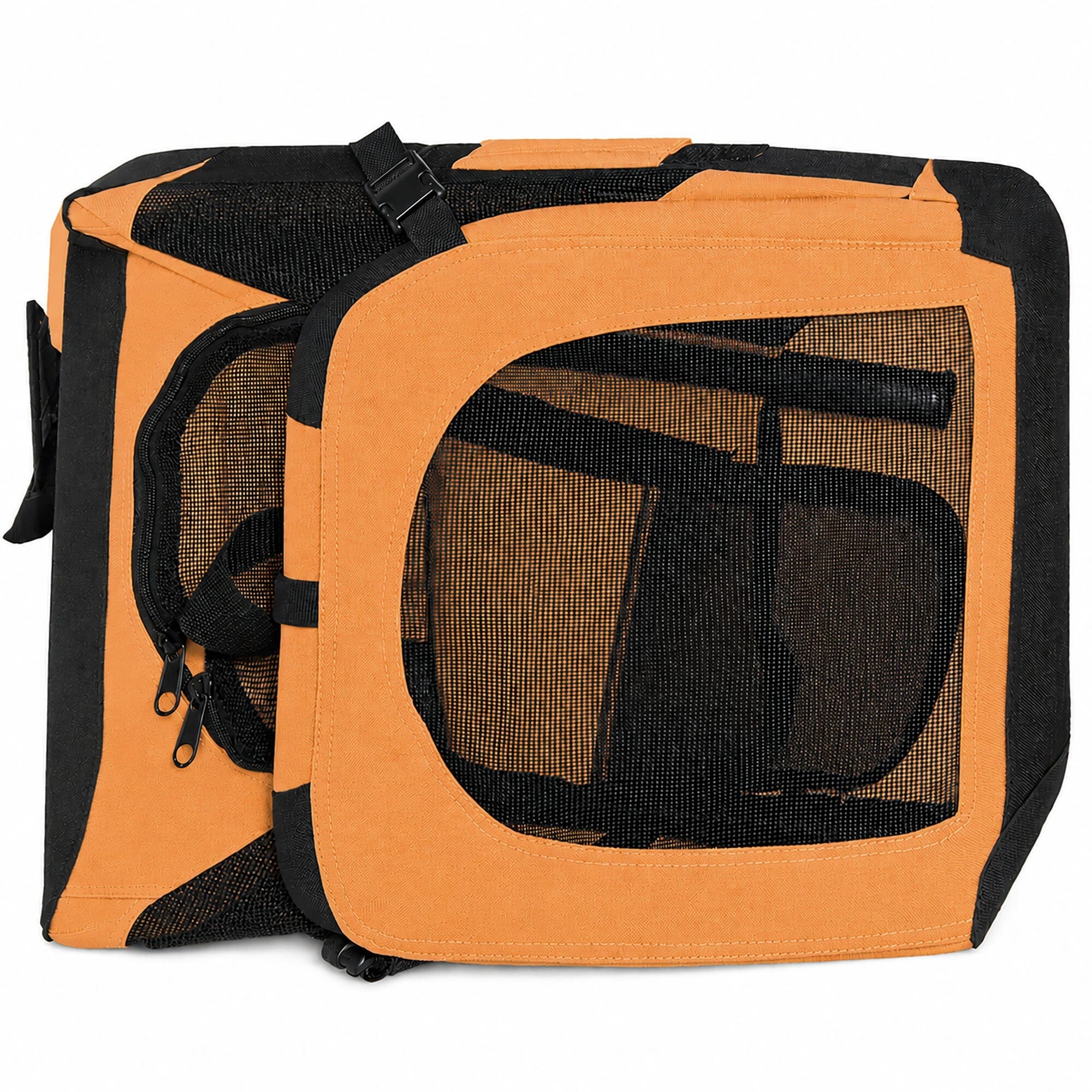 360° Vista View Folding Soft Metal Frame Pet Dog Carrier