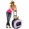 Final Destination Airline Approved 2-in-1 Wheeled Pet Carrier Crate