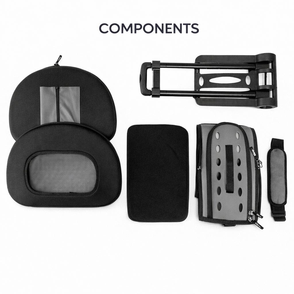 Final Destination Airline Approved 2-in-1 Wheeled Pet Carrier Crate