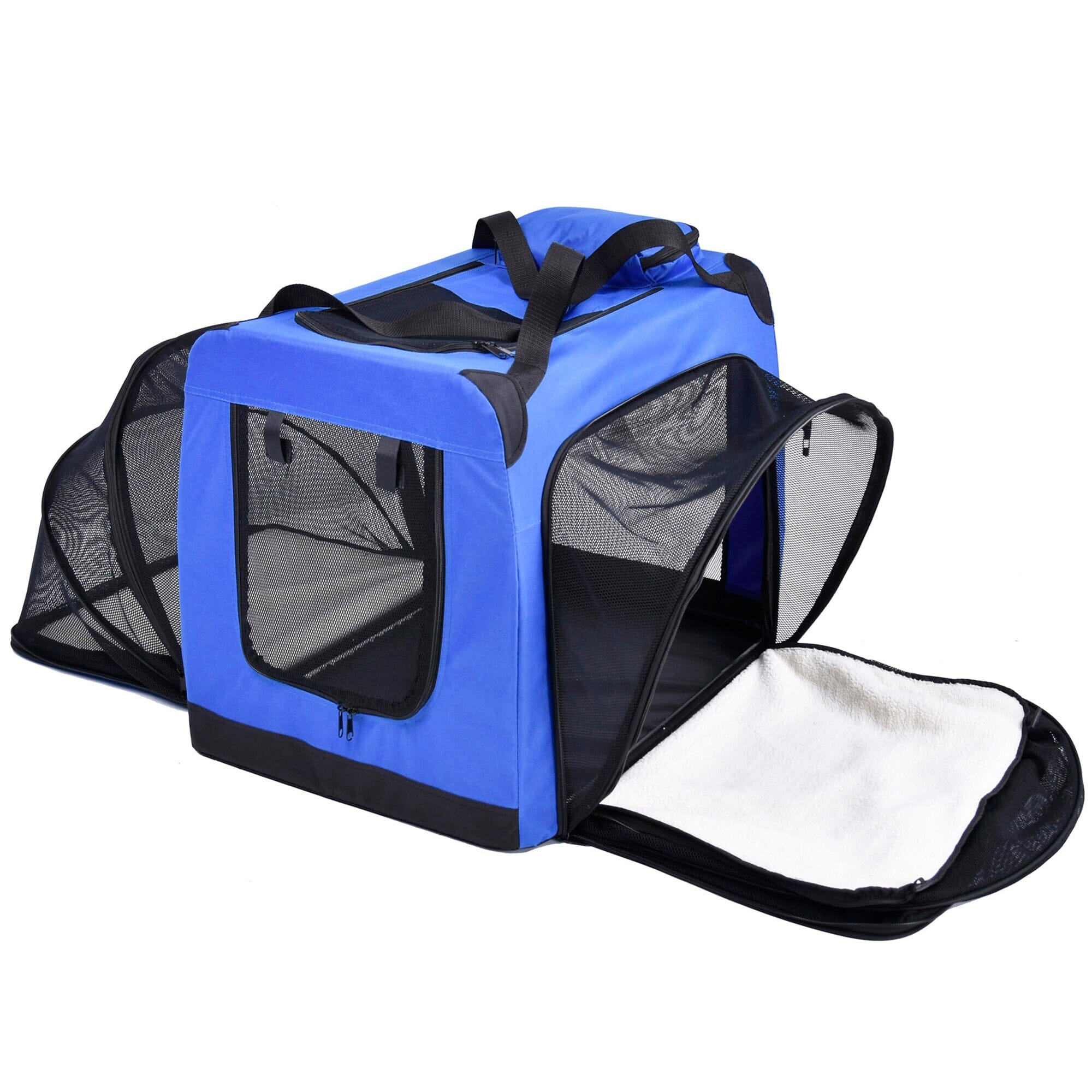 Hounda Accordion Collapsible Expandable Soft Pet Dog Crate