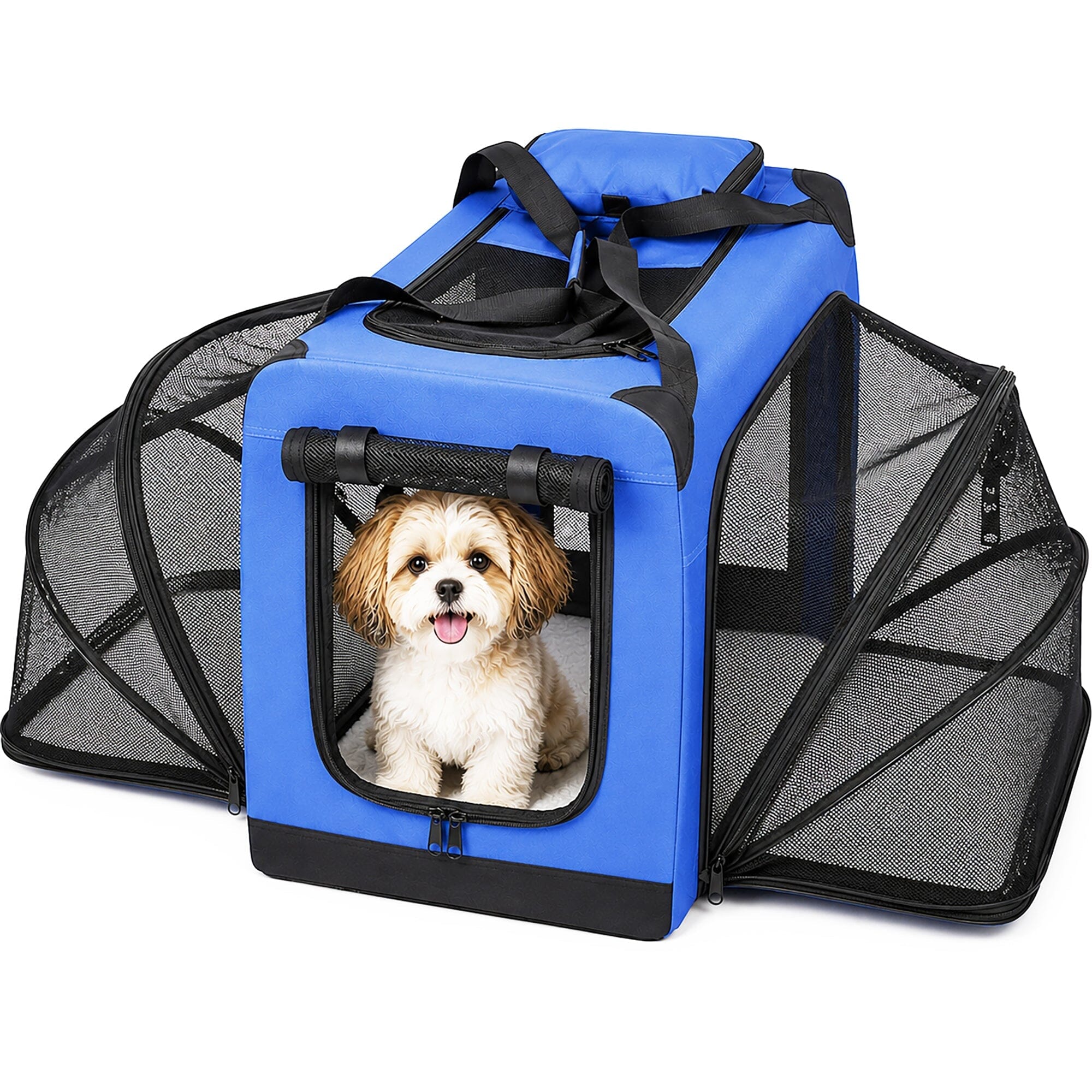 Hounda Accordion Collapsible Expandable Soft Pet Dog Crate