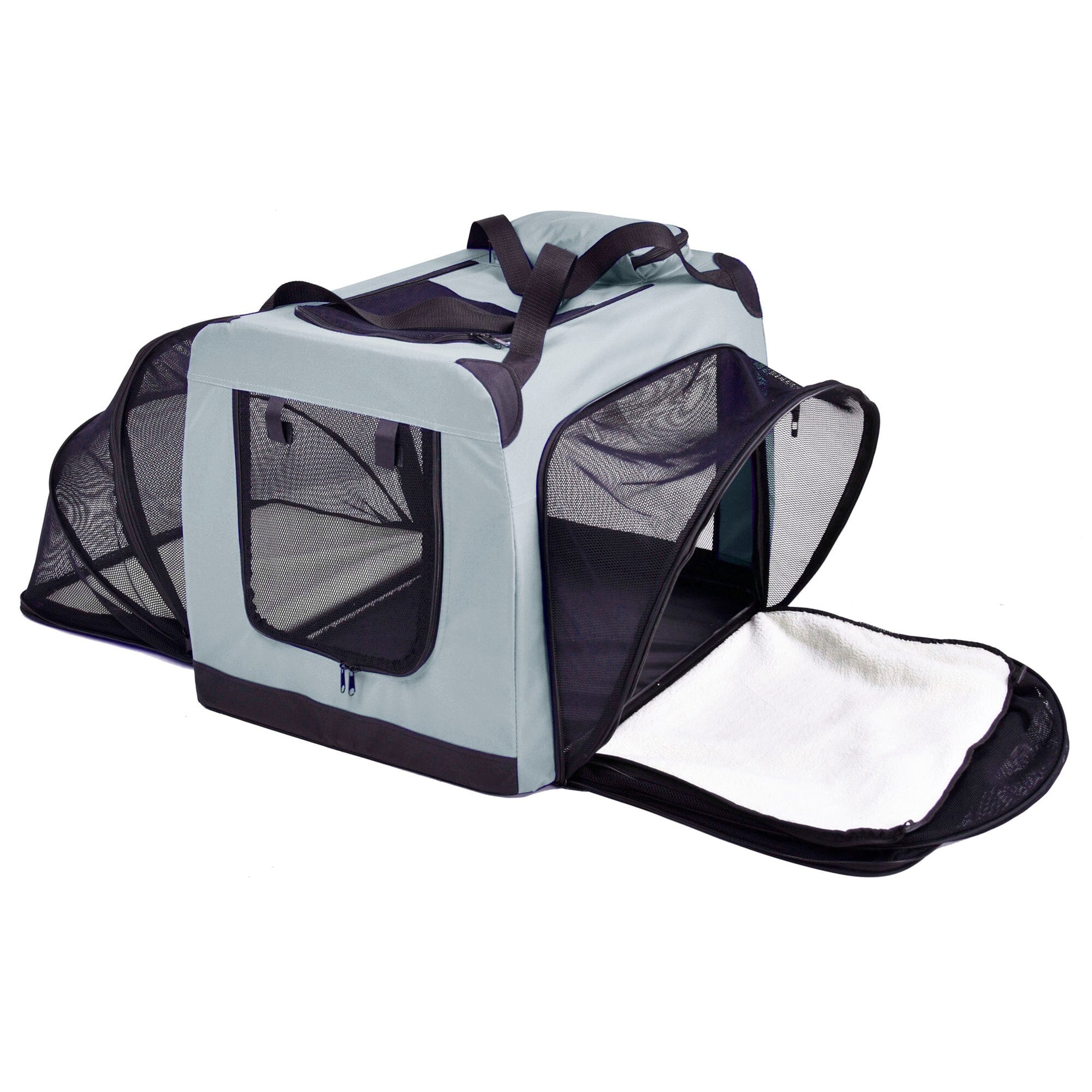 Hounda Accordion Collapsible Expandable Soft Pet Dog Crate