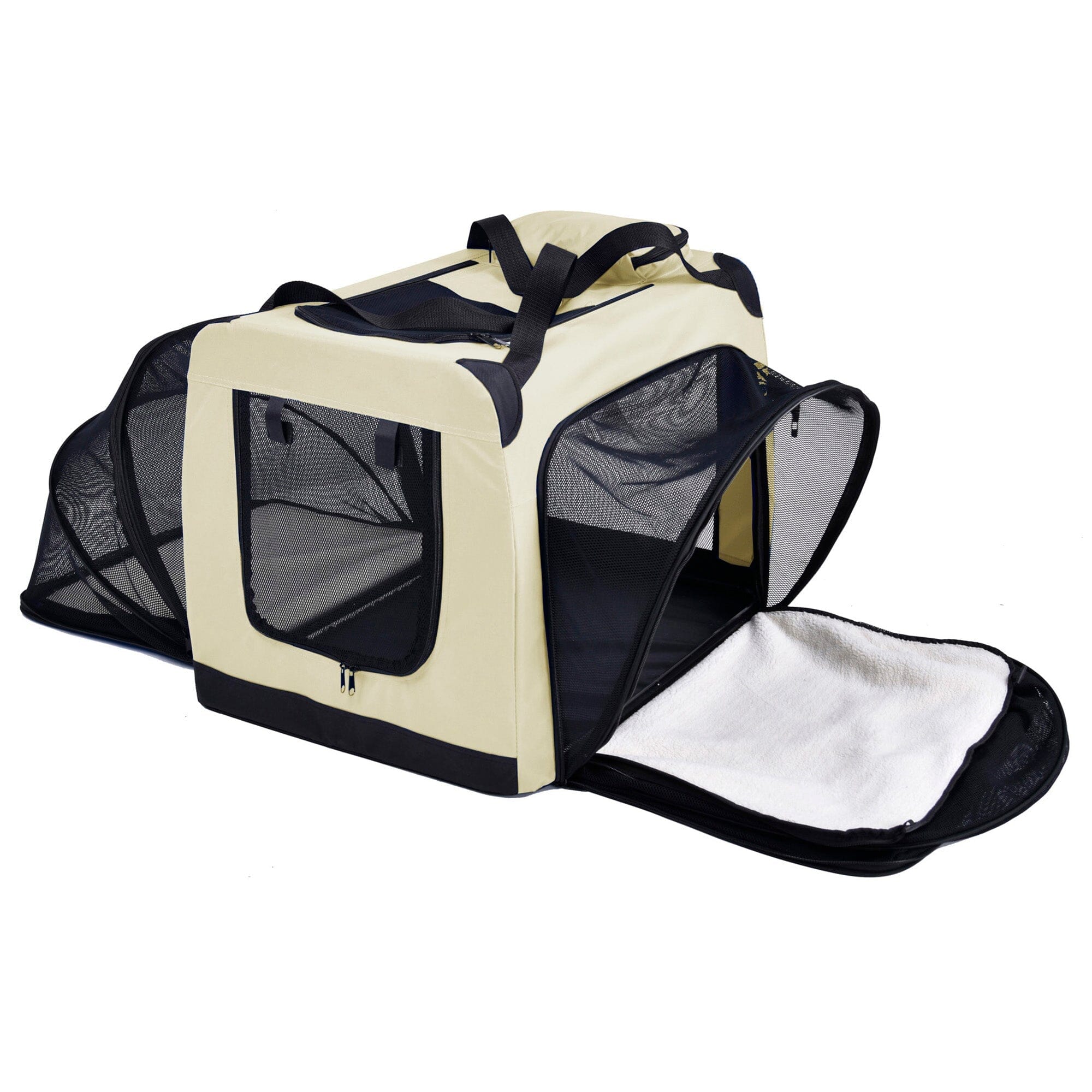 Hounda Accordion Collapsible Expandable Soft Pet Dog Crate