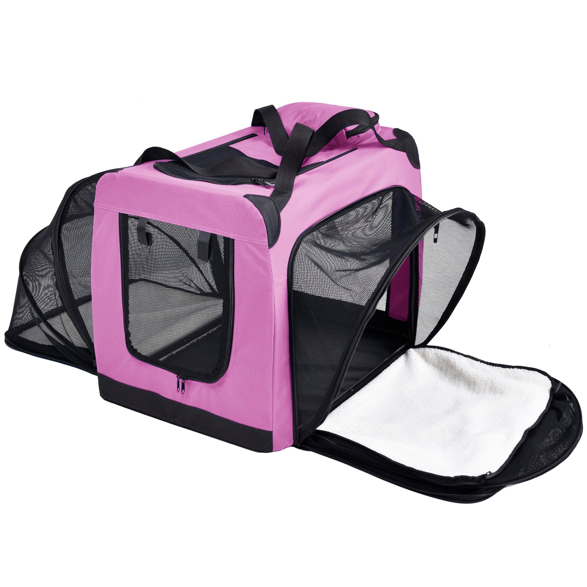 Hounda Accordion Collapsible Expandable Soft Pet Dog Crate